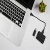 imageVerbatim 128GB PinStripe Retractable USB 20 Flash Thumb Drive with Microban Antimicrobial Product Protection  Black16 GB