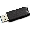 imageVerbatim 128GB PinStripe Retractable USB 20 Flash Thumb Drive with Microban Antimicrobial Product Protection  Black64GB  10 Pack