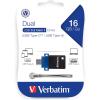 imageVerbatim 128GB Store n Go Dual OTG USB 32 Gen 1 Flash Drive for USBC Devices  2 in 1 Type C Thumb Drive16GB