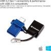 imageVerbatim 128GB Store n Go Dual OTG USB 32 Gen 1 Flash Drive for USBC Devices  2 in 1 Type C Thumb Drive32GB