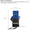 imageVerbatim 128GB Store n Go Dual OTG USB 32 Gen 1 Flash Drive for USBC Devices  2 in 1 Type C Thumb Drive64GB