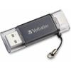 imageVerbatim 16GB Store n Go Dual USB 30 Flash Drive for Apple Lightning Devices  Graphite16 GB