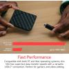 imageVerbatim 1TB Store n Go Mini External Solid State Drive USB 32 Gen 1 USBC Connection  Diamond Black512 GB