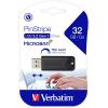 imageVerbatim 32GB Pinstripe USB 32 Gen 1 Flash Drive Retractable Thumb Drive  Black32GB