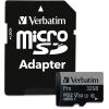 imageVerbatim 32GB Pro 600X microSDHC Memory Card with Adapter UHSI U3 Class 10