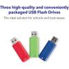imageVerbatim 64GB Pinstripe USB 32 Gen 1 Flash Drive Retractable Thumb Drive  5 Pack  Multicolor Green Blue Red Purple Cyan3