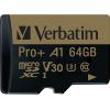 imageVerbatim 64GB Pro 600X microSDXC Memory Card with Adapter UHSI V30 U3 Class 1064GB