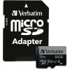 imageVerbatim 64GB Pro 600X microSDXC Memory Card with Adapter UHSI V30 U3 Class 1064GB