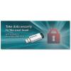 imageVerbatim 64GB Storen Go Secure Pro USB 30 Flash Drive with AES 256 Hardware Encryption  Silver128GB