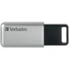 imageVerbatim 64GB Storen Go Secure Pro USB 30 Flash Drive with AES 256 Hardware Encryption  Silver16 GB