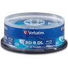imageVerbatim BDR 25GB 16X Bluray Recordable Media Disc  Spindle  97238 Branded 10 Pack50GB  8X