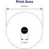 imageVerbatim BDR DL 50GB 8X Bluray Recordable Media Disc DataLifePlus White Inkjet Hub Printable  25pk Spindle  9733425GB