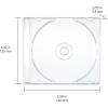 imageVerbatim CD DVD BluRay Clear Slim Jewel Cases 52 mm  25 Pack50 Pack