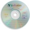 imageVerbatim CDR Blank Discs 700MB 80 Minutes 52x Recordable Disc for Data and Music  50 Pack SpindleSilver50Pk Discs