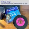 imageVerbatim CDR Blank Discs 700MB 80min 52X Recordable Disc for Data and Music with Digital Vinyl Surface  10pk Bulk Box BlueGreenOrangePinkPurpleYellow10 Discs  Bulk Box
