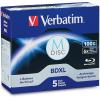 imageVerbatim M DISC BDR DL 50GB 6X Lifetime Archival White Inkjet Hub Printable Blank BluRay Recordable Media 10pk Spindle100 GB 6X