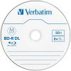 imageVerbatim M DISC BDR DL 50GB 6X Lifetime Archival White Inkjet Hub Printable Blank BluRay Recordable Media 10pk Spindle50 GB  8X