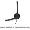 imageVerbatim Mono 35mm Headset with Microphone and inLine RemoteBlack633