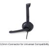 imageVerbatim Mono 35mm Headset with Microphone and inLine RemoteBlack637