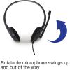 imageVerbatim Mono 35mm Headset with Microphone and inLine RemoteBlack637