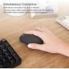 imageVerbatim Rechargeable MultiDevice Bluetooth 50 USB 24Ghz Wireless Optical Mouse with Adjustable DPI  Black 70755