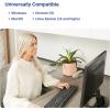 imageVerbatim Slimline Wired Keyboard and Mouse Combo USB PlugandPlay Numeric Keypad Adjustable Tilt Legs Optical Corded Mouse FullSize Computer Keyboard Compatible with PC Laptop  FFP Packaging BlackWireless Keyboard