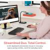 imageVerbatim Slimline Wired Keyboard and Mouse Combo USB PlugandPlay Numeric Keypad Adjustable Tilt Legs Optical Corded Mouse FullSize Computer Keyboard Compatible with PC Laptop  FFP Packaging BlackWired Keyboard  Mouse