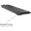 imageVerbatim Slimline Wired Keyboard and Mouse Combo USB PlugandPlay Numeric Keypad Adjustable Tilt Legs Optical Corded Mouse FullSize Computer Keyboard Compatible with PC Laptop  FFP Packaging BlackWireless Keyboard  Mouse