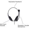 imageVerbatim Stereo USB Headset with Microphone and inLine Remote