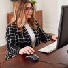 imageVerbatim USB Silent Corded Optical Mouse  Wired Noiseless Silent Click Computer Mouse for PC Mac Laptop Chromebook  Black 70749Black