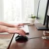 imageVerbatim USB Silent Corded Optical Mouse  Wired Noiseless Silent Click Computer Mouse for PC Mac Laptop Chromebook  Black 70749Black