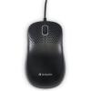 imageVerbatim USB Silent Corded Optical Mouse  Wired Noiseless Silent Click Computer Mouse for PC Mac Laptop Chromebook  Black 70749Black