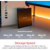 imageVerbatim Ultra HD 4K CD DVD Bluray Writer USB 32 GEN 1 USBC Connectivity Slim Brushed Metal Enclosure Compatible with Mac and PC with Free 25GB Verbatim Bluray disc4K CDDVDBluRay