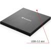 imageVerbatim Ultra HD 4K CD DVD Bluray Writer USB 32 GEN 1 USBC Connectivity Slim Brushed Metal Enclosure Compatible with Mac and PC with Free 25GB Verbatim Bluray discCDDVDBluRay