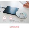 imageVerbatim Ultra HD 4K CD DVD Bluray Writer USB 32 GEN 1 USBC Connectivity Slim Brushed Metal Enclosure Compatible with Mac and PC with Free 25GB Verbatim Bluray discCDDVD