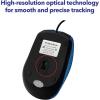 imageVerbatim Wired USB Computer Mouse  Corded USB Mouse for Laptops and PCs  Right or Left Hand Use White 99740 14quot x 24quot x 39quotBlue