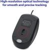 imageVerbatim Wired USB Computer Mouse  Corded USB Mouse for Laptops and PCs  Right or Left Hand Use White 99740 14quot x 24quot x 39quotGlossy Black