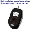 imageVerbatim Wired USB Computer Mouse  Corded USB Mouse for Laptops and PCs  Right or Left Hand Use White 99740 14quot x 24quot x 39quotSilver
