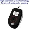 imageVerbatim Wired USB Computer Mouse  Corded USB Mouse for Laptops and PCs  Right or Left Hand Use White 99740 14quot x 24quot x 39quotWhite