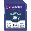 imageVerbatim 16GB Pro 600X SDHC Memory Card UHSI V30 U3 Class 1064GB