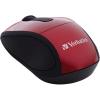 imageVerbatim 24G Wireless Mini Travel Optical Mouse with Nano Receiver for Mac and PC  Red