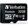imageVerbatim 64GB Premium MicroSDXC Memory Card with Adapter UHSI V10 Class 10 supports Full HD 1080p U1 speed rated Up to 90MBs read speed32GB