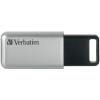 imageVerbatim 64GB Storen Go Secure Pro USB 30 Flash Drive with AES 256 Hardware Encryption  Silver32GB