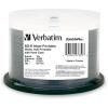 imageVerbatim BDR DL 50GB 8X Bluray Recordable Media Disc DataLifePlus White Inkjet Hub Printable  25pk Spindle  9733425GB