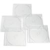 imageVerbatim CD DVD BluRay Clear Slim Jewel Cases 52 mm  25 Pack52mm Pack of 25