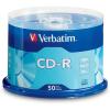 imageVerbatim CDR Blank Discs 700MB 80 Minutes 52x Recordable Disc for Data and Music  50 Pack SpindleSilver50Pk Discs