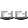 imageVerbatim DVDR Blank Discs 47GB 16X DataLifePlus White Inkjet Printable Recordable Disc Hub Printable  100pk Tape Wrap 97016White Inkjet Hub