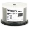 imageVerbatim DVDRW Blank Discs 47GB 4X Recordable Discs  30pk Spindle 94834SilverWhite Inkjet Printable  50pk Spindle