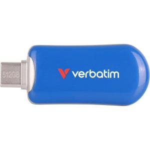imageVerbatim 256GB Type C USB 32 Gen 1 Flash Drive USBC Thumb Drive  Blue512 GB