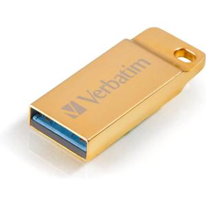 imageVerbatim 32GB Metal Executive USB Flash Drive  Silver  98749Gold